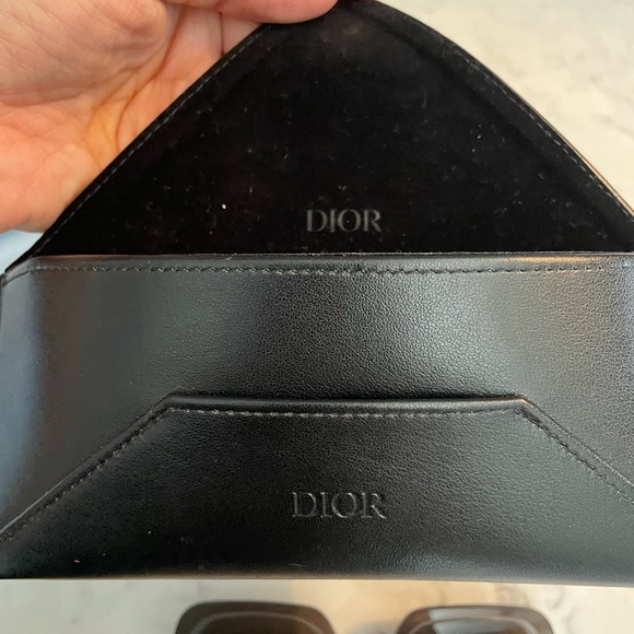 NWOB Cristian Dior UltraDior SU Boao square black and gold sunglasses